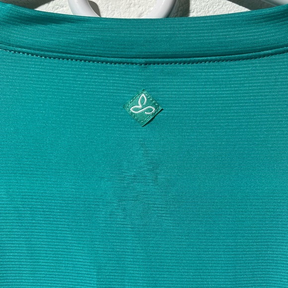 Prana Long Sleeved Rash Guard Swim Shirt Polyester Aqua XL B6 - Picture 4 of 10